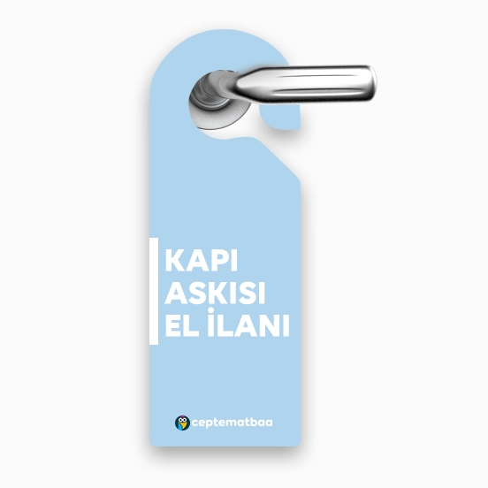 Kapı Askısı El İlanı